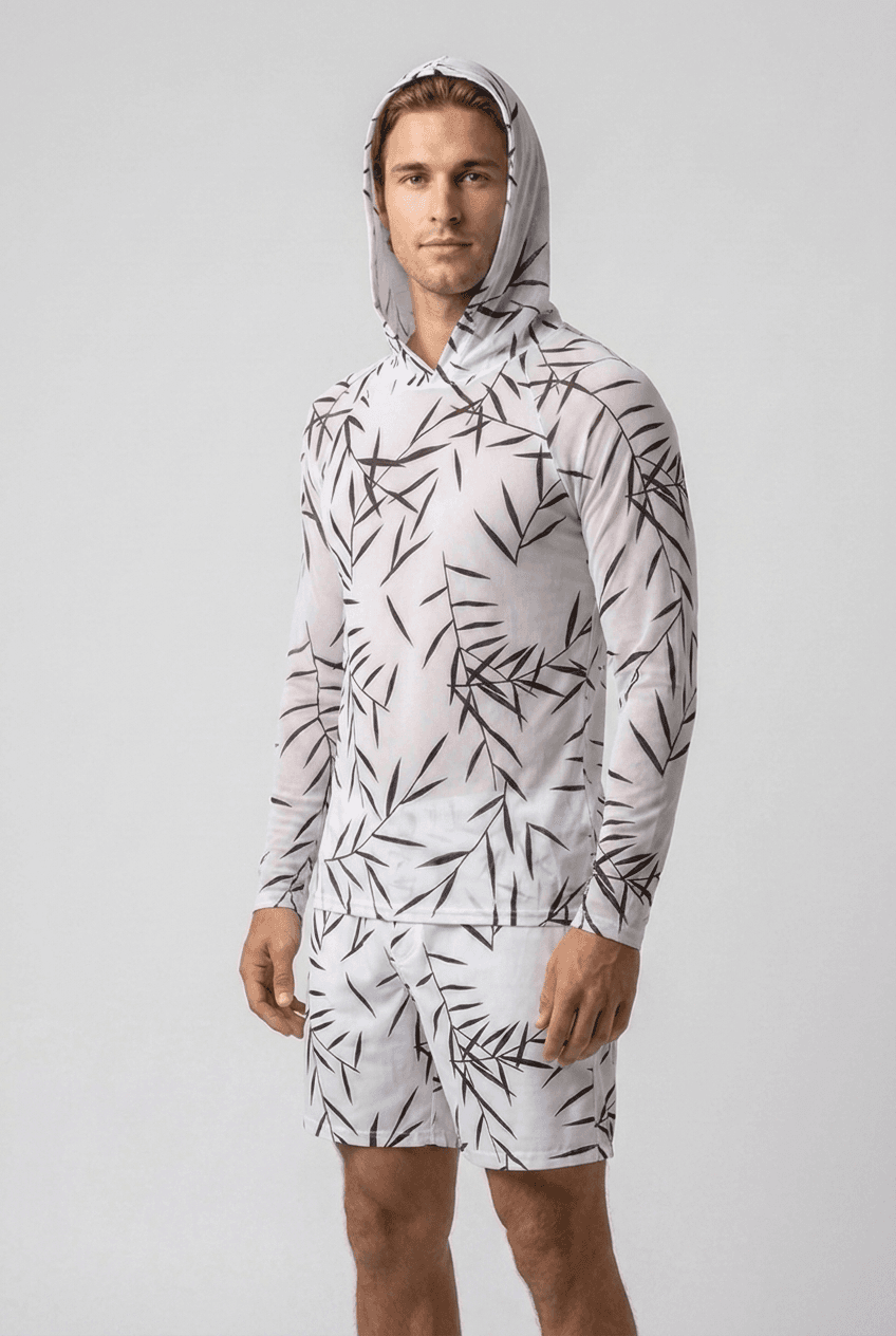 Bamboo Zen Men (лонгслив с капюшоном) — ракурс 2